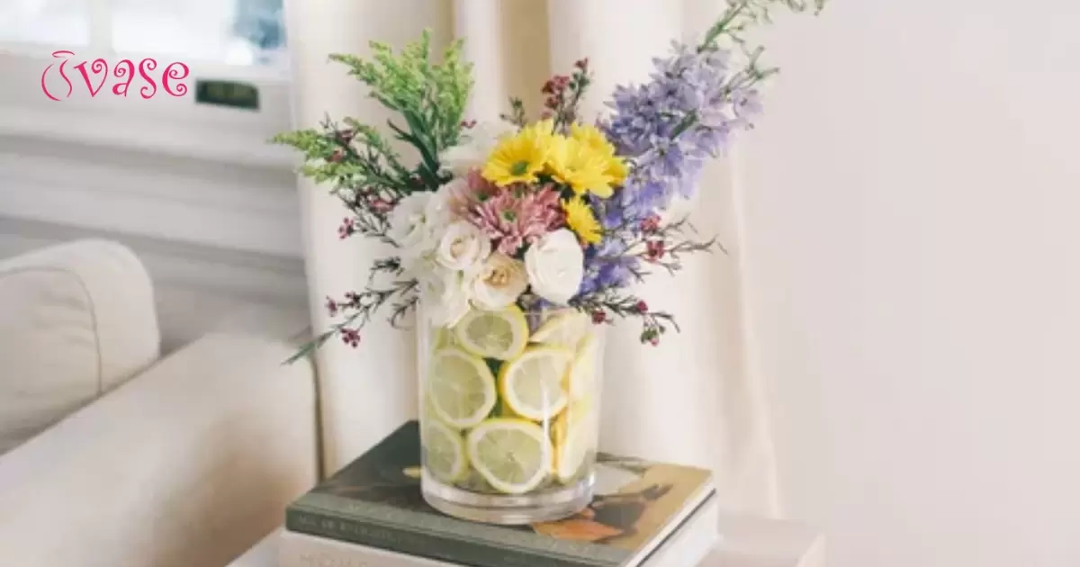 A Lemon Vase Floral Centerpiece Hack