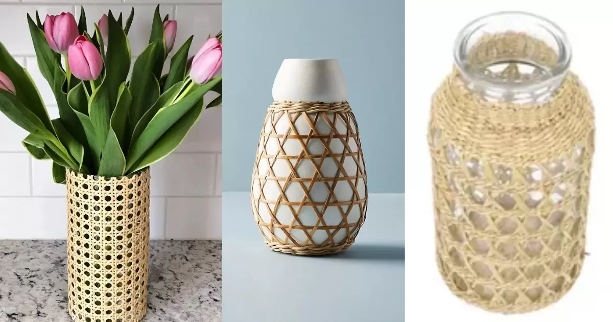 How To Make A Cane-Wrapped Vase Step By Step